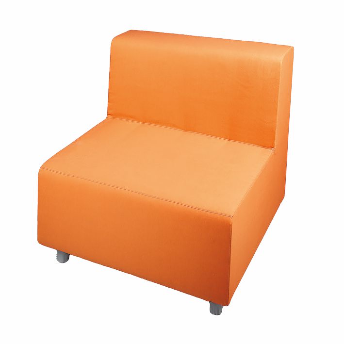 1-Sitzer Sofa ALEX, SH 43 cm, Stoff B1 6 Farben 
